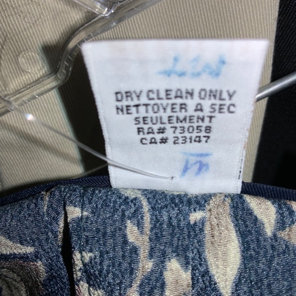 Talbots pleated skirt Sz 10 vintage rayon floral new - Picture 7 of 7